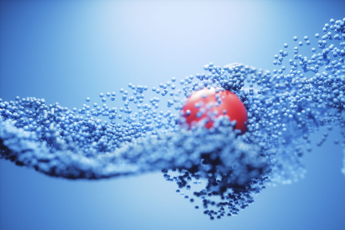 Avidin-coupled Magnetic microspheres for characterizing the target peptide or protein